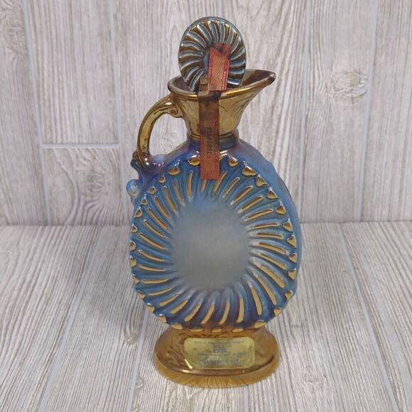 Jim Beam 1973 Tulip Kentucky Bourbon Whiskey 175 Month Decanter with Box Empty - Picture 5 of 11